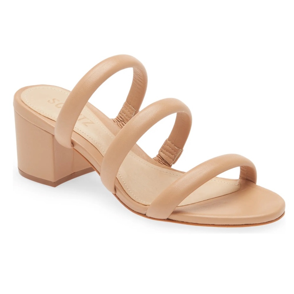 SCHUTZ Olly Strappy Block Heel Sandals SZ 8.5